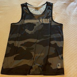 Mens NBA camo tank